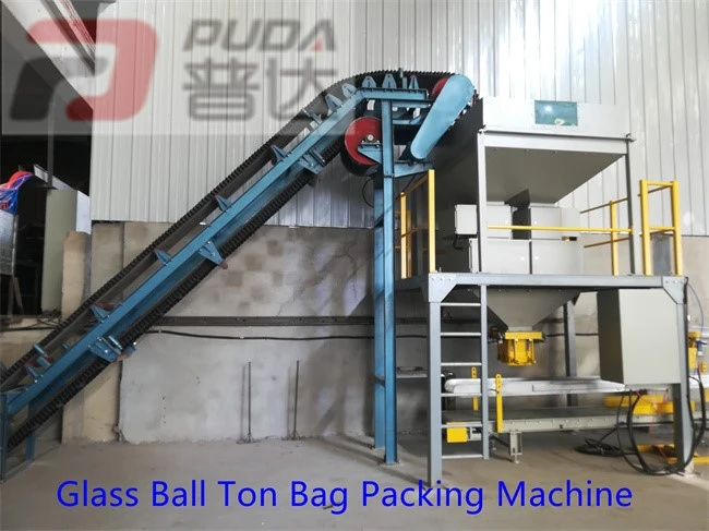 Glass ball ton bag packing machine 1 Glass ball ton bag packing machine 1
